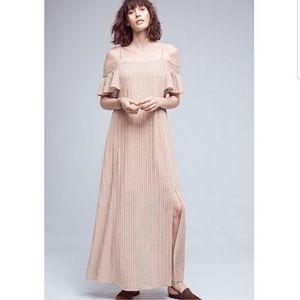 ANTHROPOLOGIE Moon River Cold Shoulder Knit Dress LARGE